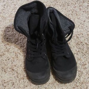 Black boots
